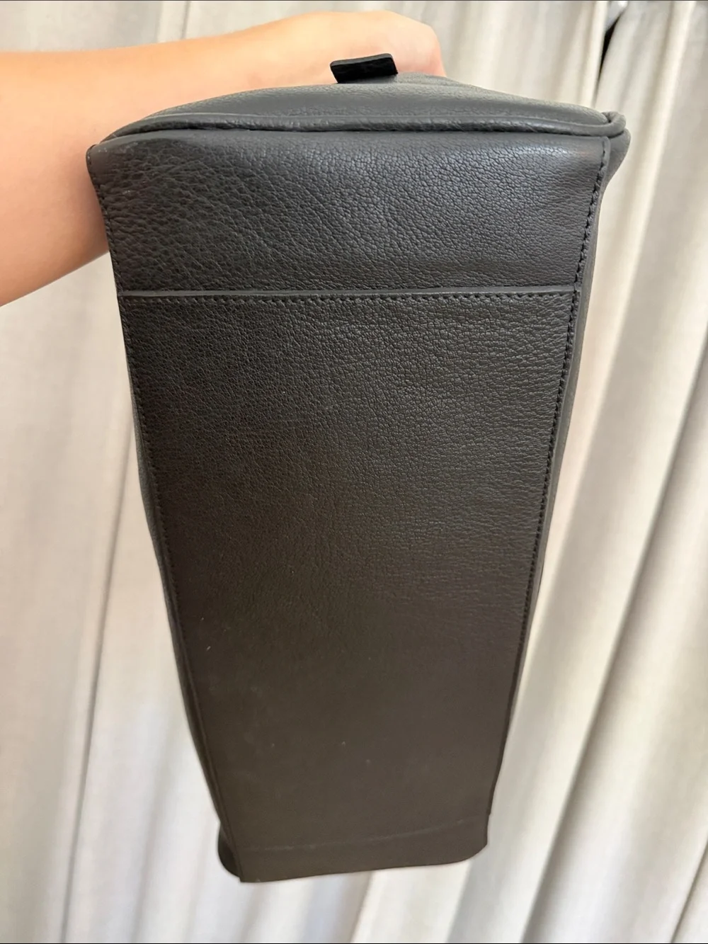 Elk Black Leather Shoulder Bag